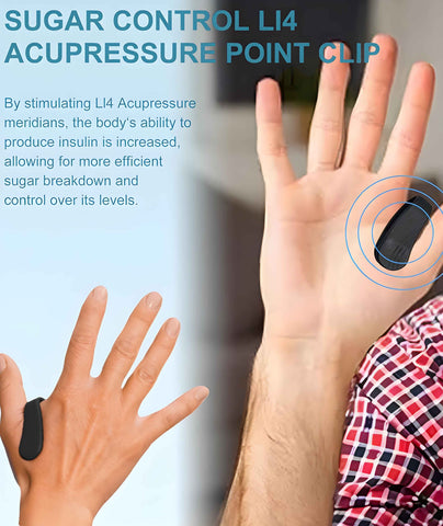 Sugar Control LI4 Acupressure Point Clip - Buy One Get One Free