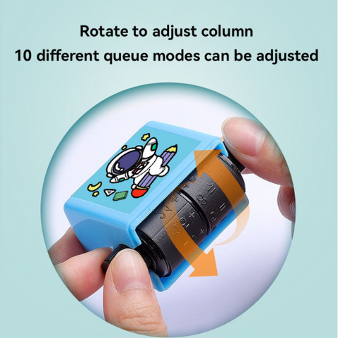 Math Number Roller Stamp - Rolling Stamp