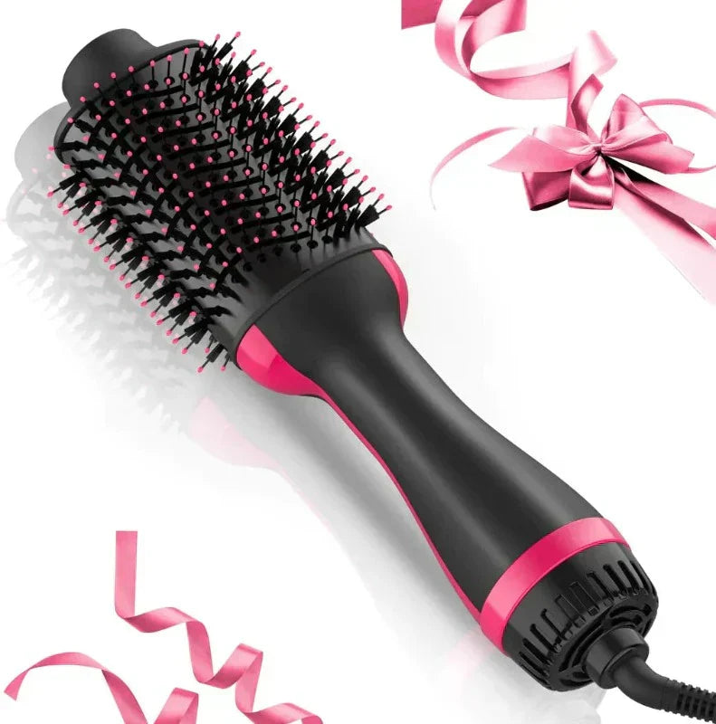 One Step Hot Air Brush – 3 in 1 Hair Dryer, Volumizer & Styler for Smooth Blowouts [Imported]